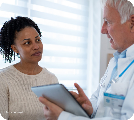 woman consulting with a doctor